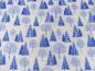 Preview: Patchworkstoff Tomtens Village Winterwald mit mit Tannen